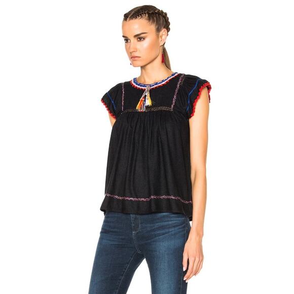 Ulla Johnson Katya Top in Midnight - Picture 16 of 16